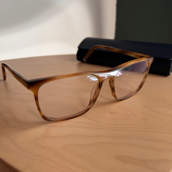Warby Parker Fletcher eyeglass frames, light brown - Picture 2 of 6